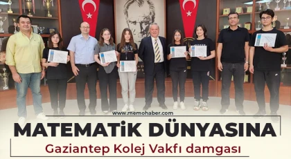  Matematik dünyasına Gaziantep Kolej Vakfı damgası
