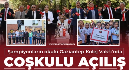 Şampiyonların okulu Gaziantep Kolej Vakfı’nda coşkulu açılış