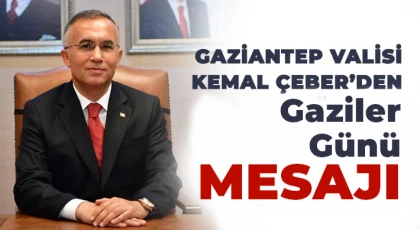 Vali Çeber'den Gaziler Günü Mesajı