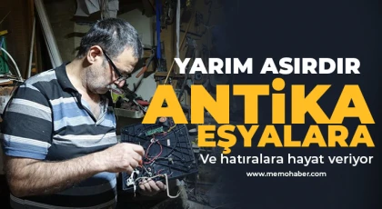 Yarım asırdır antika eşyalara ve hatıralara hayat veriyor