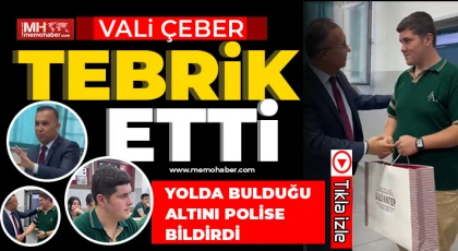 Yolda bulduğu altını polise bildirdi! Vali tebrik etti