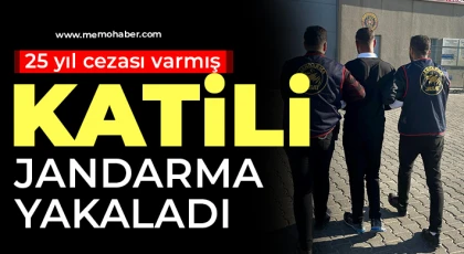 25 yıl cezası varmış! Katili Jandarma yakaladı