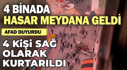 AFAD duyurdu! Malatya, Şanlıurfa ve Elazığ illerimizde toplam 4 binada hasar meydana gelmiştir