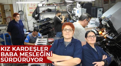Baba mesleği ayakkabıcılığı sürdüren 2 kız kardeşin azmi