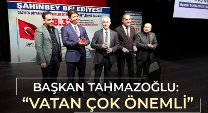 Başkan Tahmazoğlu: Vatan çok önemli
