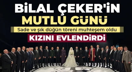Bilal Çeker'in mutlu günü 