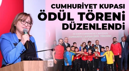 Cumhuriyet Kupası ödül töreni düzenlendi