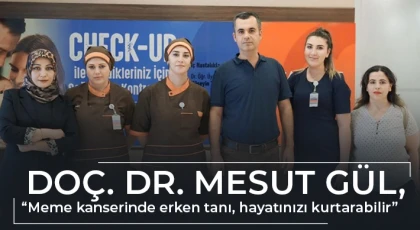 Doç. Dr. Mesut Gül, Meme kanserinde erken tanı, hayatınızı kurtarabilir