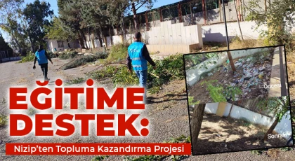 Eğitime Destek: Nizip’ten Topluma Kazandırma Projesi