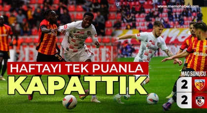 Gaziantep FK bir puan ile dönüyor! Kayserispor - Gaziantep FK: 2-2