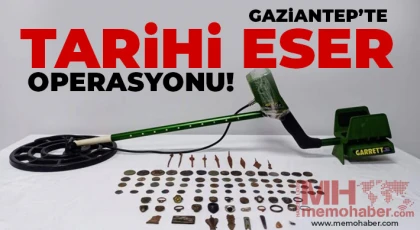Gaziantep’te 61 adet tarihi eser niteliğinde sikke ele geçirildi