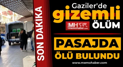 Gaziantep'te gizemli ölüm! Pasajda ölü bulundu