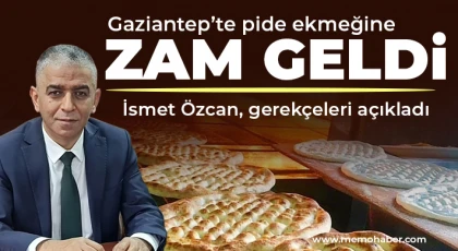 Gaziantep’te pide ekmeği de zamlandı