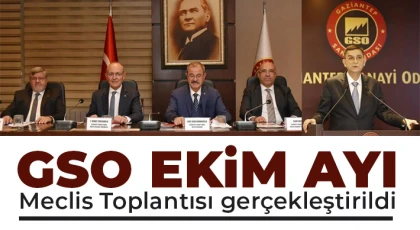 GSO Ekim Ayı Meclis Toplantısı gerçekleştirildi