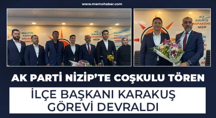 İlçe Başkanı Karakuş görevi devraldı
