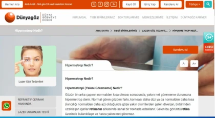 Miyop ve Hipermetrop: Belirtileri, Nedenleri ve Tedavi Seçenekleri