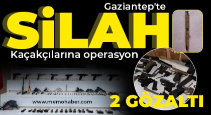 Operasyonda 14 tabanca ile 1 adet kalem suikast tabancası ele geçirildi