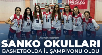 SANKO Okulları basketbolda il şampiyonu oldu