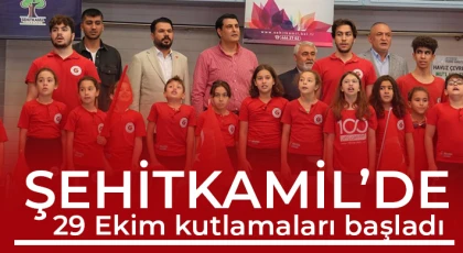 Şehitkamil’de 29 Ekim kutlamaları başladı