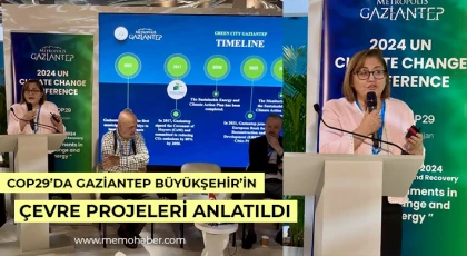 COP29’da Gaziantep Büyükşehir’in çevre projeleri anlatıldı
