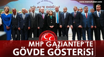 MHP Gaziantep’te Gövde Gösterisi