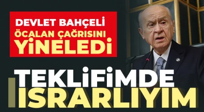 MHP Lideri Devlet Bahçeli: Sözümün arkasındayım