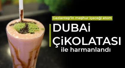 Sağlık deposu atom içeceğine Dubai çikolatası dokunuşu geldi