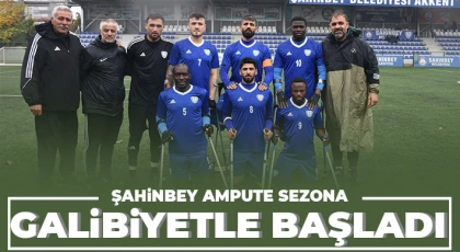  Şahinbey Ampute, sezona galibiyetle başladı: 5-0