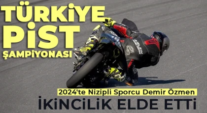 Türkiye Pist Şampiyonası 2024'te Nizipli Sporcu Demir Özmen İkincilik Elde Etti