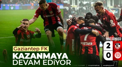 Gaziantep FK evinde seriyi 5 maça çıkardı!