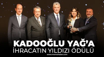 Kadooğlu Yağ’a ihracatın yıldızı ödülü