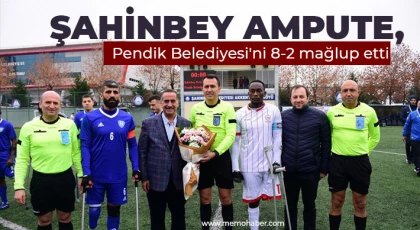 Şahinbey Ampute, Pendik Belediyesi'ni 8-2 mağlup etti