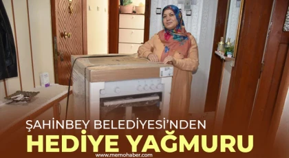 Şahinbey Belediyesi’nden hediye yağmuru