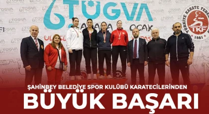 Şahinbey Belediye Spor Kulübü Karatecilerinden Büyük Başarı
