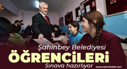 Şahinbey Belediyesi öğrencileri sınava hazırlıyor