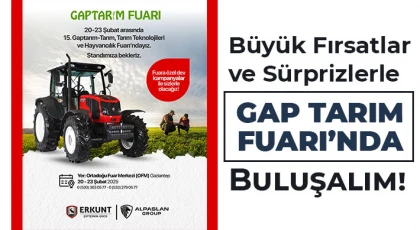 ALPASLAN GROUP ERKUNT BAYİİ, GAP Tarım Fuarı’nda