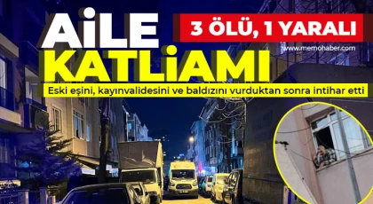 Aile katliamı: 3 ölü, 1 yaralı