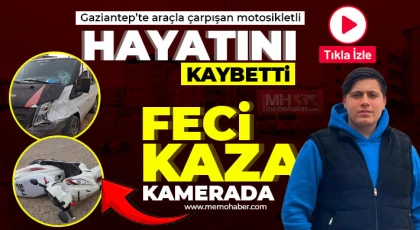 Hafif ticari araçla çarpışan motosikletli hayatını kaybetti
