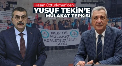 Hasan Öztürkmen: Yusuf Tekin yalan söylüyor