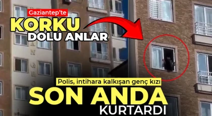 Polis, intihara kalkışan genç kızı son anda kurtardı