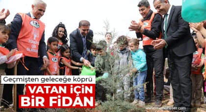 Zaferin anısına fidan diktiler