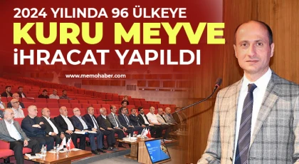 2024 Yılında 96 Ülkeye kuru Meyve İhracat Yapıldı