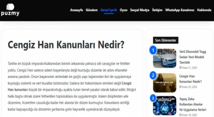 Cengiz Han Kanunları