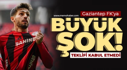 Gaziantep FK'ya büyük şok!
