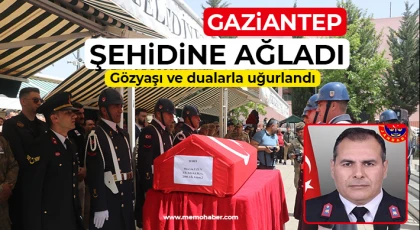 Gaziantep şehidine ağladı!
