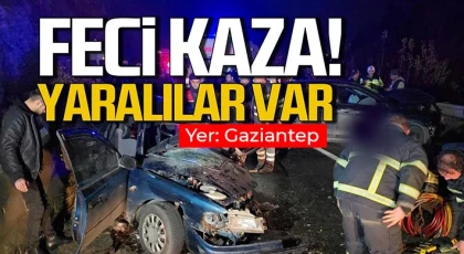 Gaziantep'te korkutan kaza! Yaralılar var