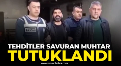 Gaziantep'te Tehditler Savuran Muhtar Tutuklandı