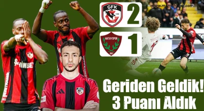 Geriye düştüğümüz maçta 3 Puanı almayı bildik!