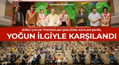 İkinci Çocuk Tiyatroları Şenliğine Katılan Şahin, Yoğun İlgiyle Karşılandı