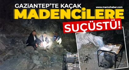 Kaçak madenciler suçüstü yakalandı!